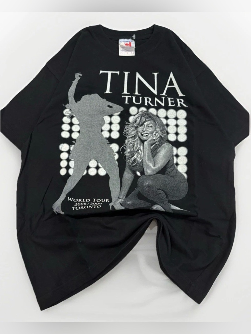 Tina Turner T-Shirt World Tour 2007/2008 Toronto Size Large Y2K Concert Tee